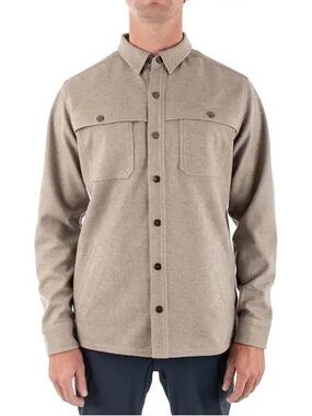 Jetty Men’s Maverick JacShirt - Tan XXL